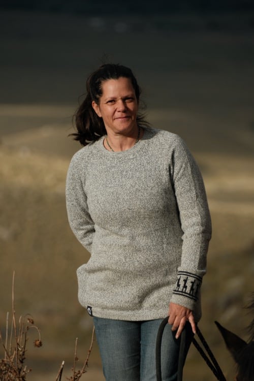 Nicole portrait with horse