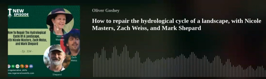 How to repair the hydrological cycle of a landscape