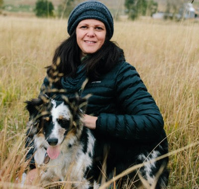 Nicole and her dog Rain